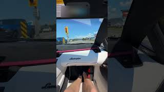 Lamborghini Aventador Ultimae Roadster Acceleration POV [upl. by Otrevogir]