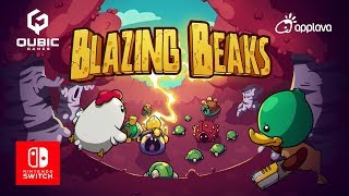 Blazing Beaks  Gameplay trailer  Nintendo Switch [upl. by Suryc887]