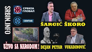 Protesti u Beogradu Uživo iz studija i sa ulice Dejan Petar Šargić Škoro i Vukadinović [upl. by Eissen]