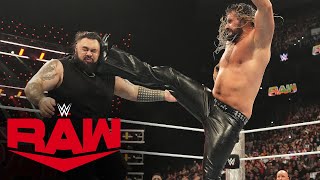 Seth “Freakin” Rollins and Bronson Reed engage in wild brawl Raw highlights Oct 21 2024 [upl. by Lasko]