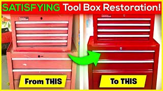 SATISFYING Tool Box Restoration [upl. by Frida]