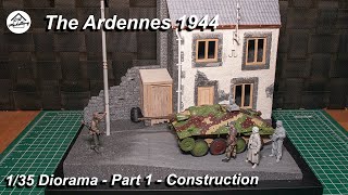 The Ardennes 1944 Jagdpanzer 38t  Part 1  Construction  135 WW2 Diorama [upl. by Gwyn]