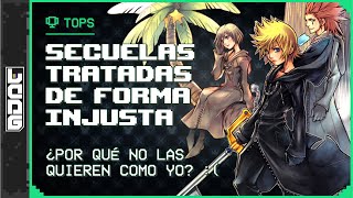 10 SECUELAS de VIDEOJUEGOS que fueron INJUSTAMENTE MALTRATADAS [upl. by Ecirrehs]