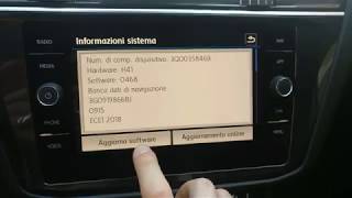 Aggiornamento sistema infotainment Volkswagen 2018 via Internet [upl. by Campos]