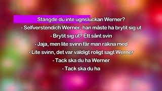 Vår julskinka har rymt karaoke  lyrics [upl. by Ekram]