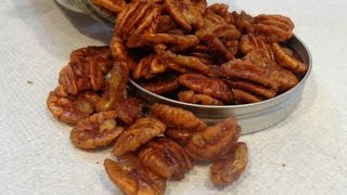 Vinnies Roasted Seasoned Pecans [upl. by Eilahs55]