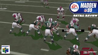 Madden NFL 99  Retro Review  Nintendo 64 [upl. by Meihar]