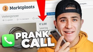 MENSEN OP MARKTPLAATS IRRITEREN PRANKCALL  Djallas [upl. by Papke]