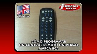 HOW TO PROGRAM YOUR TV WITH RCA UNIVERSAL REMOTE CONTROL RCU404 [upl. by Anastassia361]