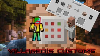 Minecraft tutoriel  Villageois Customs  Vanilla 18 [upl. by Enelrak832]