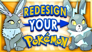 Redesigning YOUR Fakemon  Fan Submitted Pokémon [upl. by Llerej]