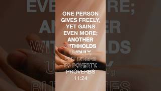 ‭Proverbs 1124  The Blessing of Generosity [upl. by Eulalie]