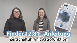 Astro Zeitschaltuhr mit NFC  Finder 1281 Anleitung  mypaketkastende [upl. by Debi614]