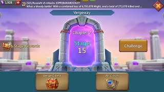 Lords mobile Vergeway chapter 7 stage 15 [upl. by Lower]