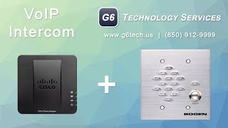 VoIP Intercom  Cisco SPA112 and Bogen ADP1 [upl. by Bourn]