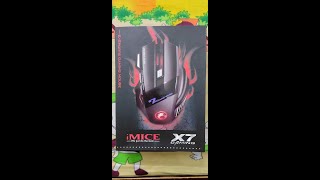 iMice Etwino X7 gaming mouse Unboxing [upl. by Rosabel]