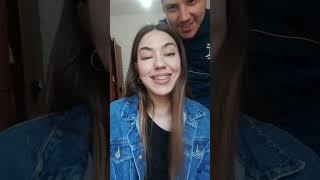 Maquillarse con un orzuelo maquillaje viralvideo humor parejasamor [upl. by Natalina]