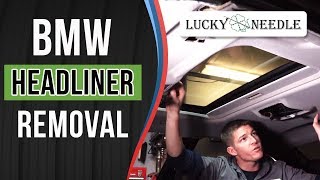 E90 BMW 325i  Headliner Removal [upl. by Justino758]