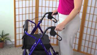 All about the four wheeled walker rollator [upl. by Roeser720]