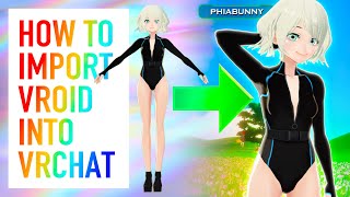 VRoid to VRChat EASY BEGINNER GUIDE Tutorial [upl. by Boorman]