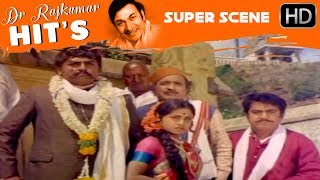 Rajakumar Insult Vajaramuni Scenes  Sampathige Saval  Old Kannada Movie  Scene 02 [upl. by Iznik]