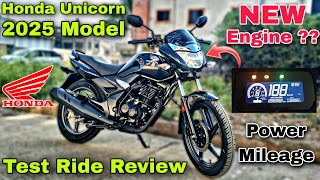 Honda Unicorn 2025 Model Ride Review  A2R motoride [upl. by Uwton]