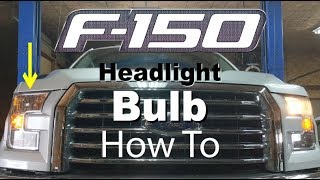 20152017 F150 Headlight Bulb Replacement [upl. by Mcnutt]