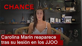 Carolina Marín reaparece tras su lesión en los JJOO [upl. by Hardej]