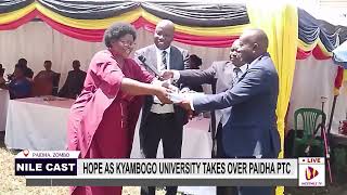 HOPE AS KYAMBOGO UNIVERSITY TAKES OVER PAIDHA PTC [upl. by Vani764]