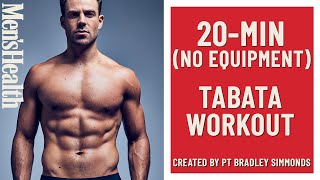 20Minute Fully Body Tabata Workout Zero Equipment  Men’s Health UK [upl. by Corette842]