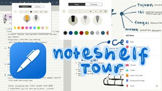 noteshelf tour ✏ watch this before you buy noteshelf [upl. by Aekin]