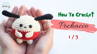 264  Pochacco 13  How To Crochet  Amigurumi Tutorial [upl. by Hearn]