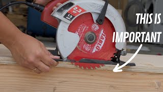 How to use a Circular saw  A Beginners Guide  Woodworking 101 [upl. by Eimilb796]