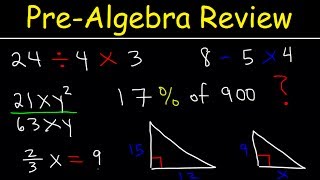 PreAlgebra  Basic Introduction [upl. by Oaht]