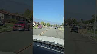 Driving thru Hemlock St Rancho Cucamonga Ca shorts driving california [upl. by Yendic]