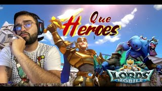 HEROES PARA ATACAR NECROSIS  LORDS MOBILE [upl. by Llerret]