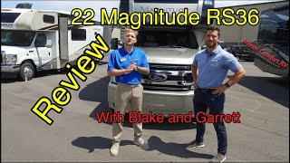 2022 Thor Magnitude RS36 Review with Blake and Special Guest Garrett  Mount Comfort RV [upl. by Tnilk177]