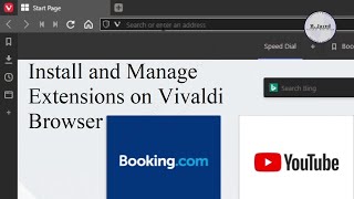 How to install and manage extensions on Vivaldi browser [upl. by Anij]