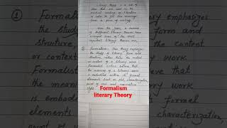 Formalism literary Theory mukamilkhanss [upl. by Zolnay821]