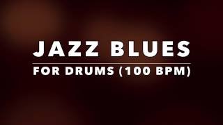 Jazz Blues Backing Track for Drummers No Drums [upl. by Neenahs]