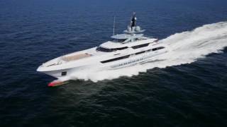 Video of 70m Superyacht at 30 knots [upl. by Kiehl]