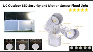 Outdoor LED Security and Motion Sensor Flood Light [upl. by Niatsirk509]