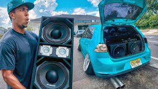 I INSTALLED THE LOUDEST SOUND SYSTEM IN MY STANCE CAR [upl. by Los349]