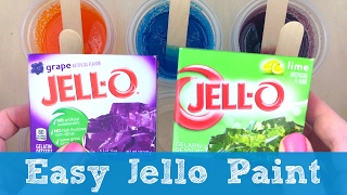 Easy To Make Jello Paint Teacher Activity [upl. by Yrrol]