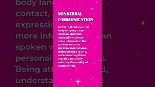 Mastering Nonverbal Communication Enhancing Relationships with Body Language communication [upl. by Chrissie]