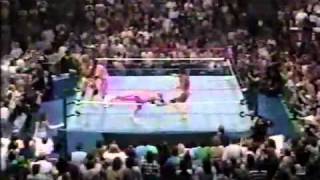 WWF Hulk Hogan saves Macho Man Randy Savage Oh Yeah [upl. by Beeck]