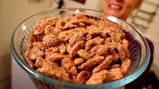 Candied Pecans  Easy Pecan Candy Recipe [upl. by Scharff]