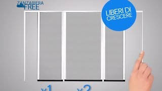 Come funziona una Zanzariera Free  Effe srl [upl. by Airetas]