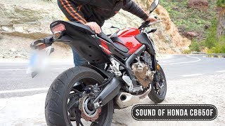 Honda CB650F 2018 Sound [upl. by Mike451]