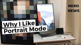 Vertical Monitor Hack Portrait Mode for Peak Productivity [upl. by Sikorski]